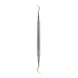Guľa/Guľa TiN s povlakom z nitridu titánu drážkovaná rukoväť Ø 0,8 mm / Ø 1,3 mm GGD0813T