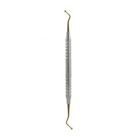Guľa/Guľa TiN s povlakom z nitridu titánu drážkovaná rukoväť Ø 2,4 mm / Ø 2,8 mm GGD2428T