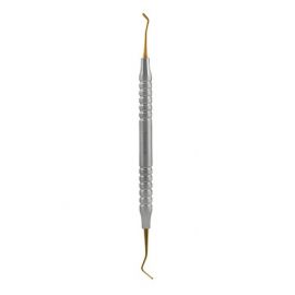 Lopatka/Guľa TiN s povlakom z nitridu titánu drážkovaná rukoväť 1,3 mm / Ø 1,3 mm LGD1313T