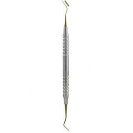 Lopatka/Guľa TiN s povlakom z nitridu titánu drážkovaná rukoväť 1,6 mm / Ø 1,3 mm