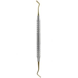 Lopatka/Guľa TiN s povlakom z nitridu titánu drážkovaná rukoväť 2,2 mm / Ø 1,8 mm LGD2218T