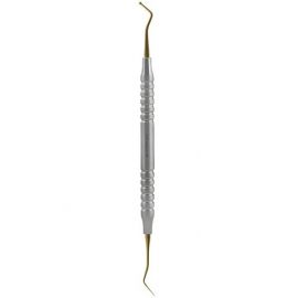 Lopatka/Guľa TiN s povlakom z nitridu titánu drážkovaná rukoväť 2,2 mm / Ø 1,8 mm