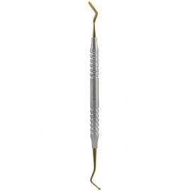Lopatka/Guľa TiN s povlakom z nitridu titánu drážkovaná rukoväť 2,3 mm / Ø 1,8 mm LGD2318T
