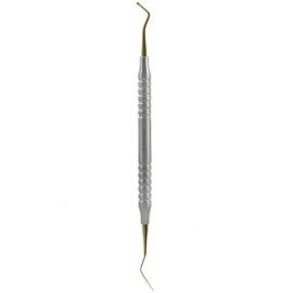 Lopatka/Guľa TiN s povlakom z nitridu titánu drážkovaná rukoväť 2,3 mm / Ø 1,8 mm