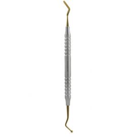 Lopatka/Guľa TiN s povlakom z nitridu titánu drážkovaná rukoväť 2,3 mm / Ø 2,2 mm LGD2322T