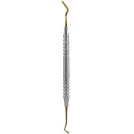 Lopatka/Kužeľ TiN s povlakom z nitridu titánu drážkovaná rukoväť 2,3 mm / Ø 3,0 mm LKD2330T